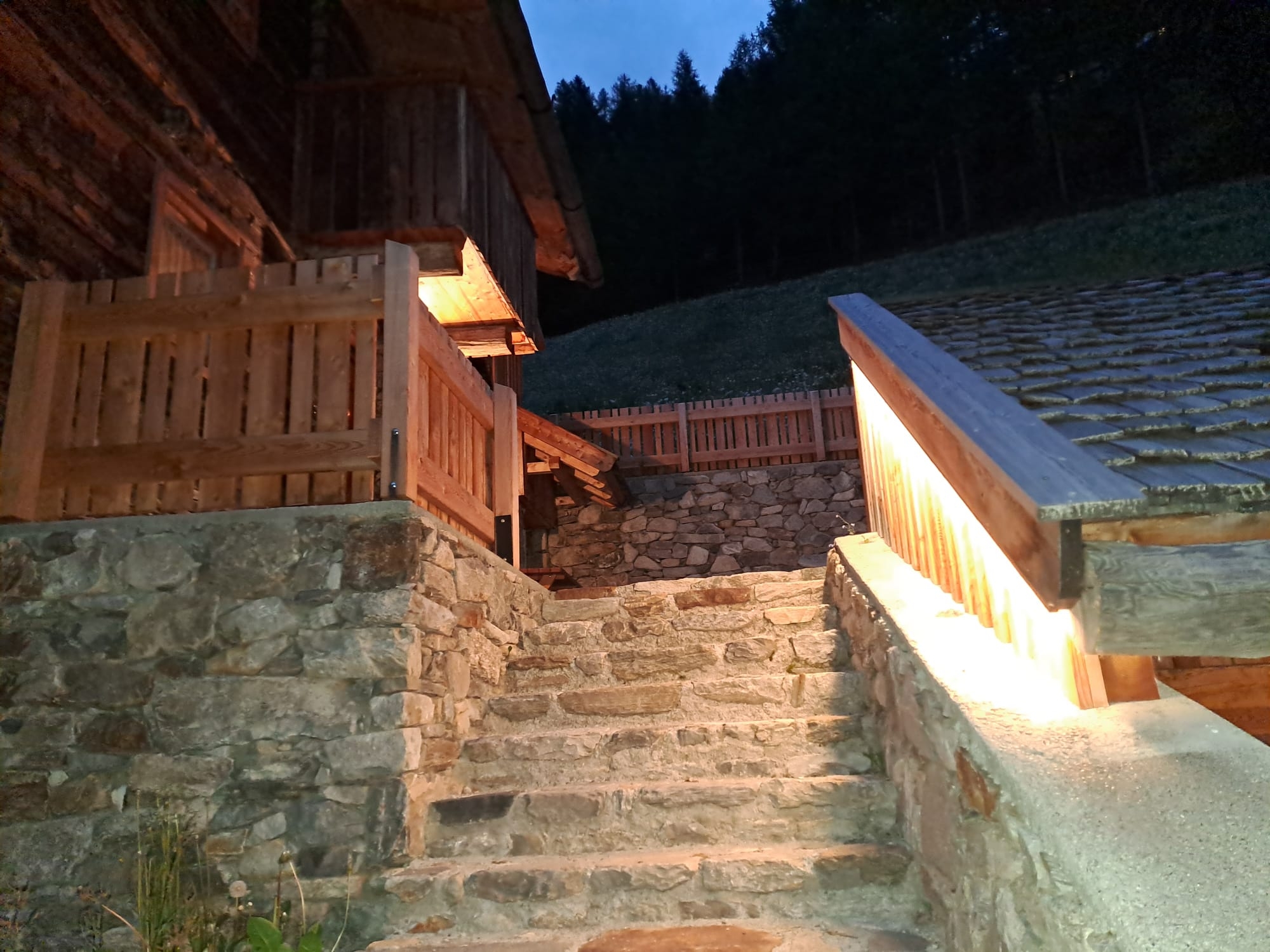 Bergchalet Englhof - Abend